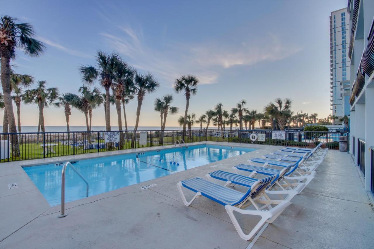 Oceanfront Condo W Balcony Minutes Walk To The Beach Myrtle Beach Eksteriør bilde