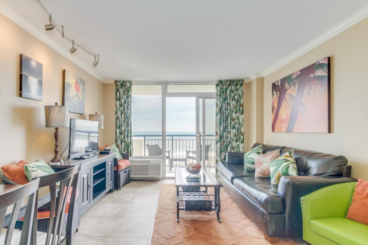 Oceanfront Condo W Balcony Minutes Walk To The Beach Myrtle Beach Eksteriør bilde